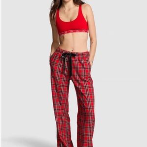 VS Red Plaid Sleepwear Set